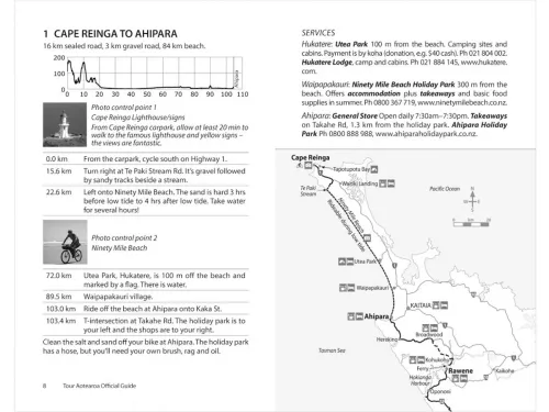 Tour Aotearoa Official Guides - route description example